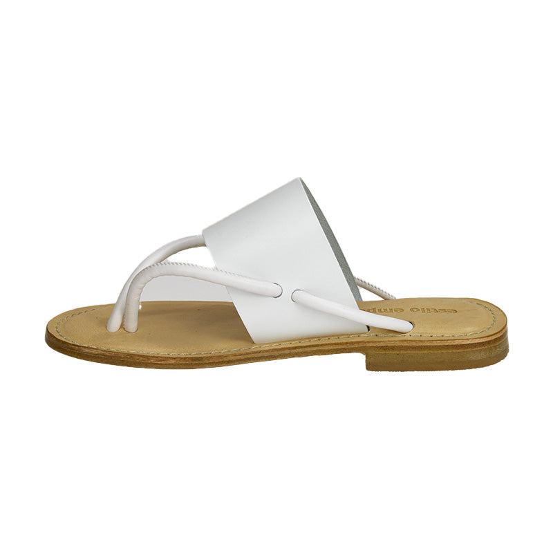 Polo Sandal - White