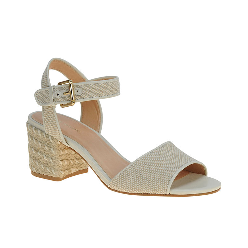 Nani Open Toe Heel Ecru