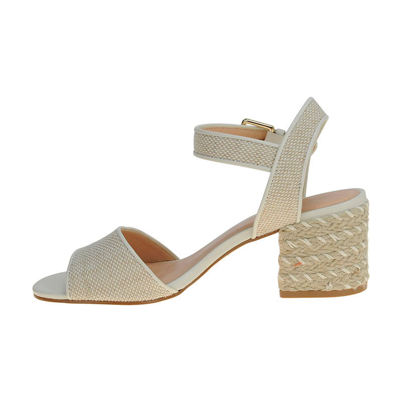 Nani Open Toe Heel Ecru