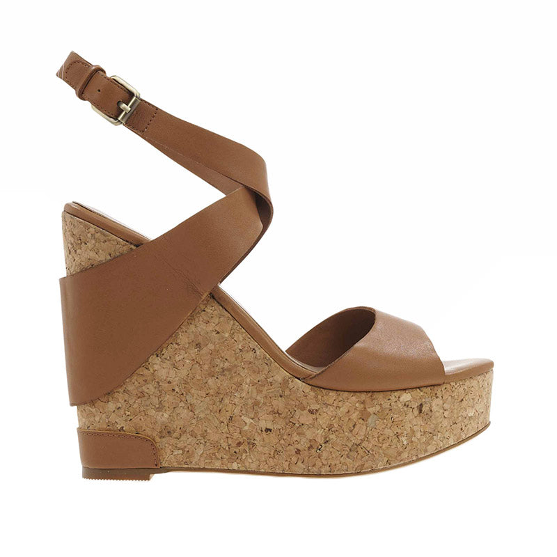 Wrap around deals wedge sandals