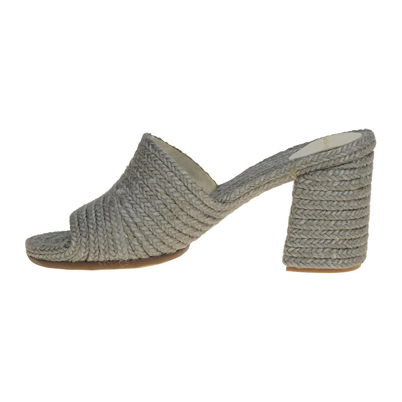 Woven Jute Mule Ash - LAST PAIR - Size 37