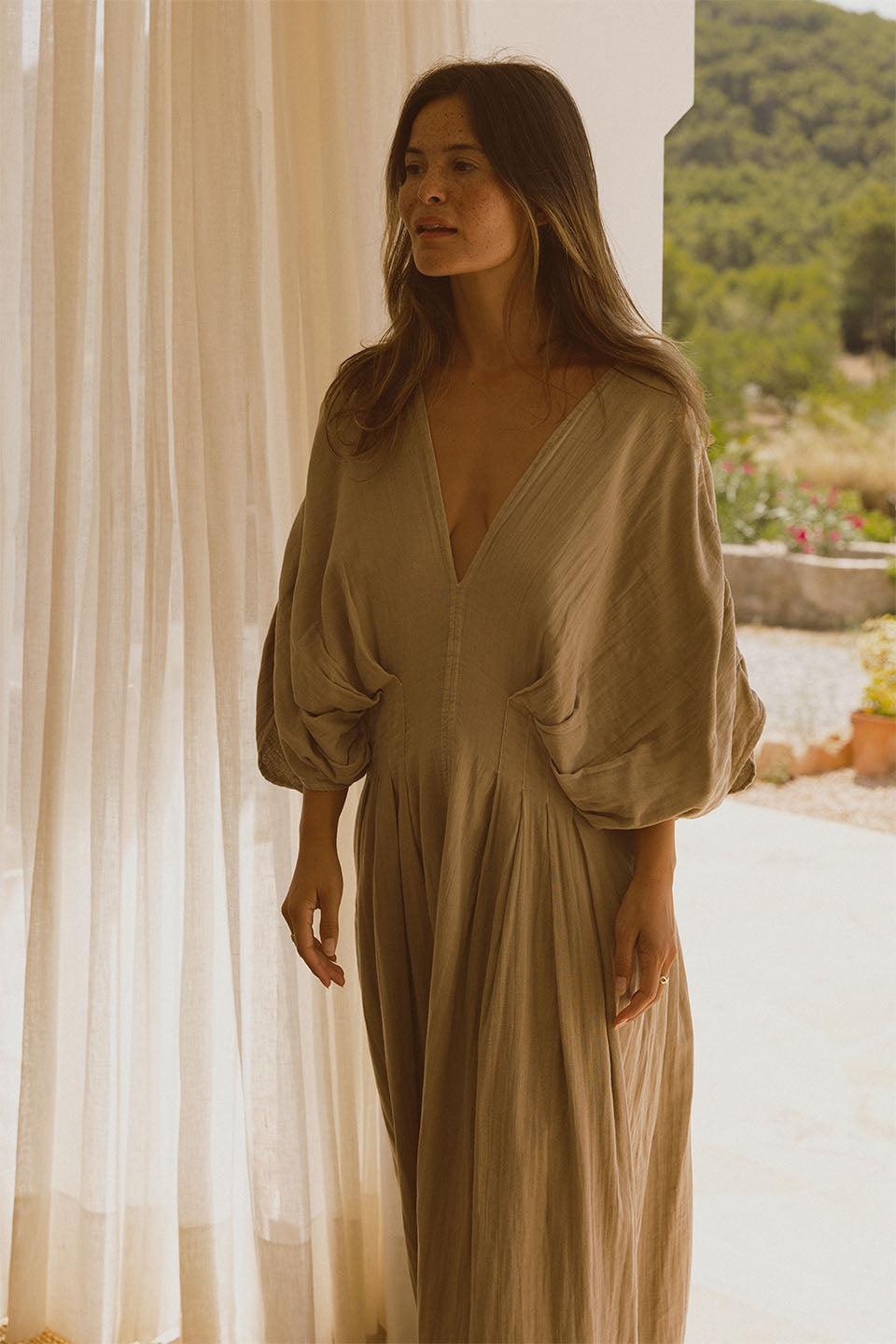 Leila Dress - Clay