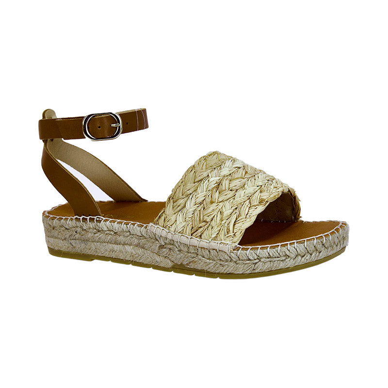Sandy Swathe Sandal - Natural/Tan - Sample Size 37