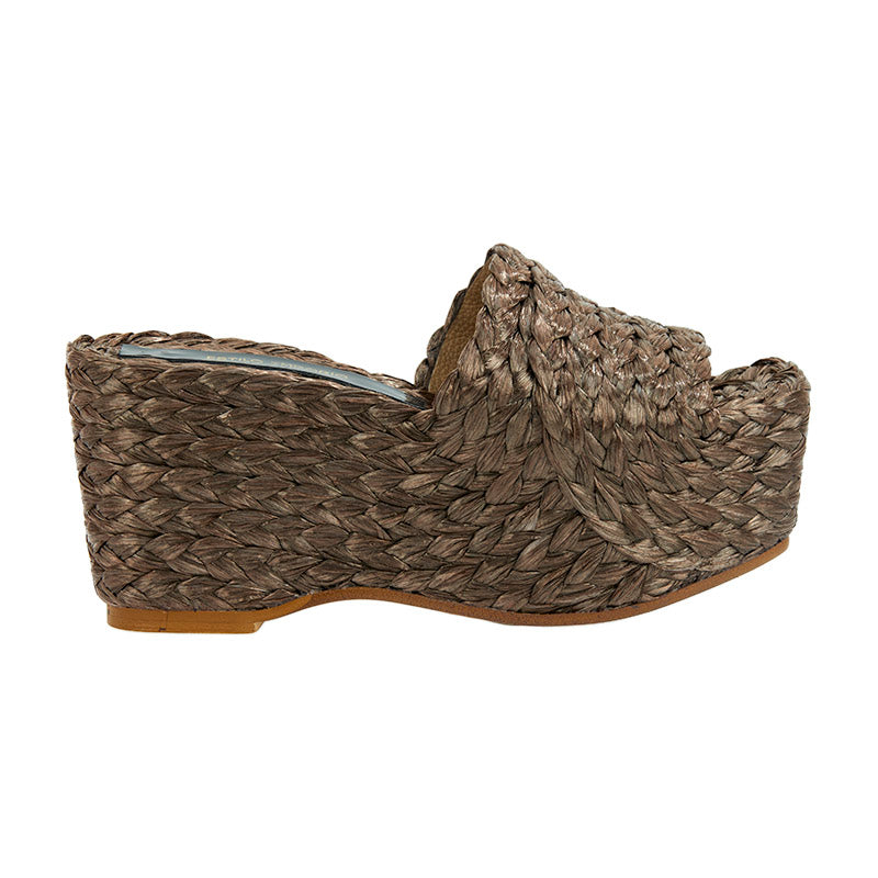 Couverte High-rise Braided Square Toe - Cocoa - Sample Size 37
