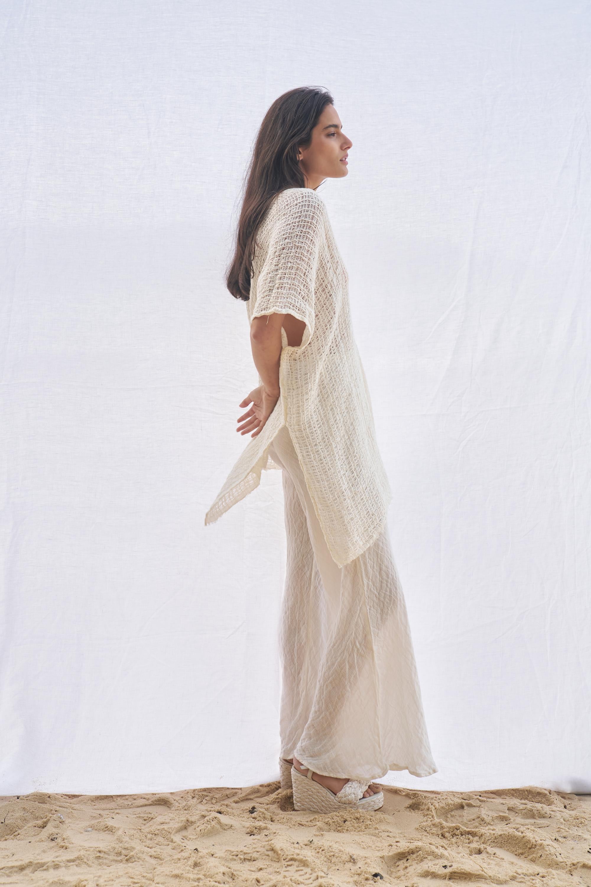 Cuadro Top + Dress - Pescatore Panna