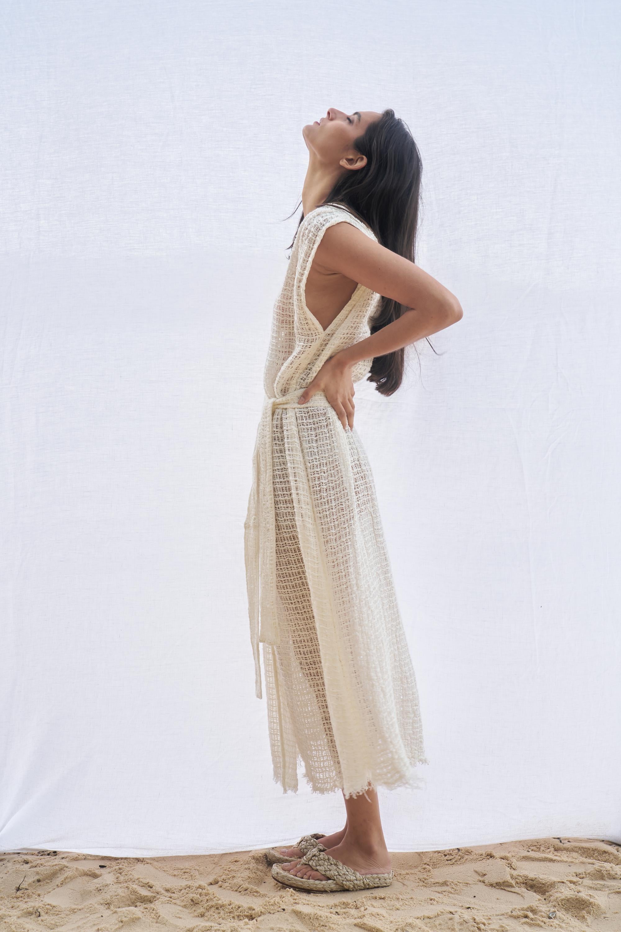 Poppea Dress - Cestino Panna