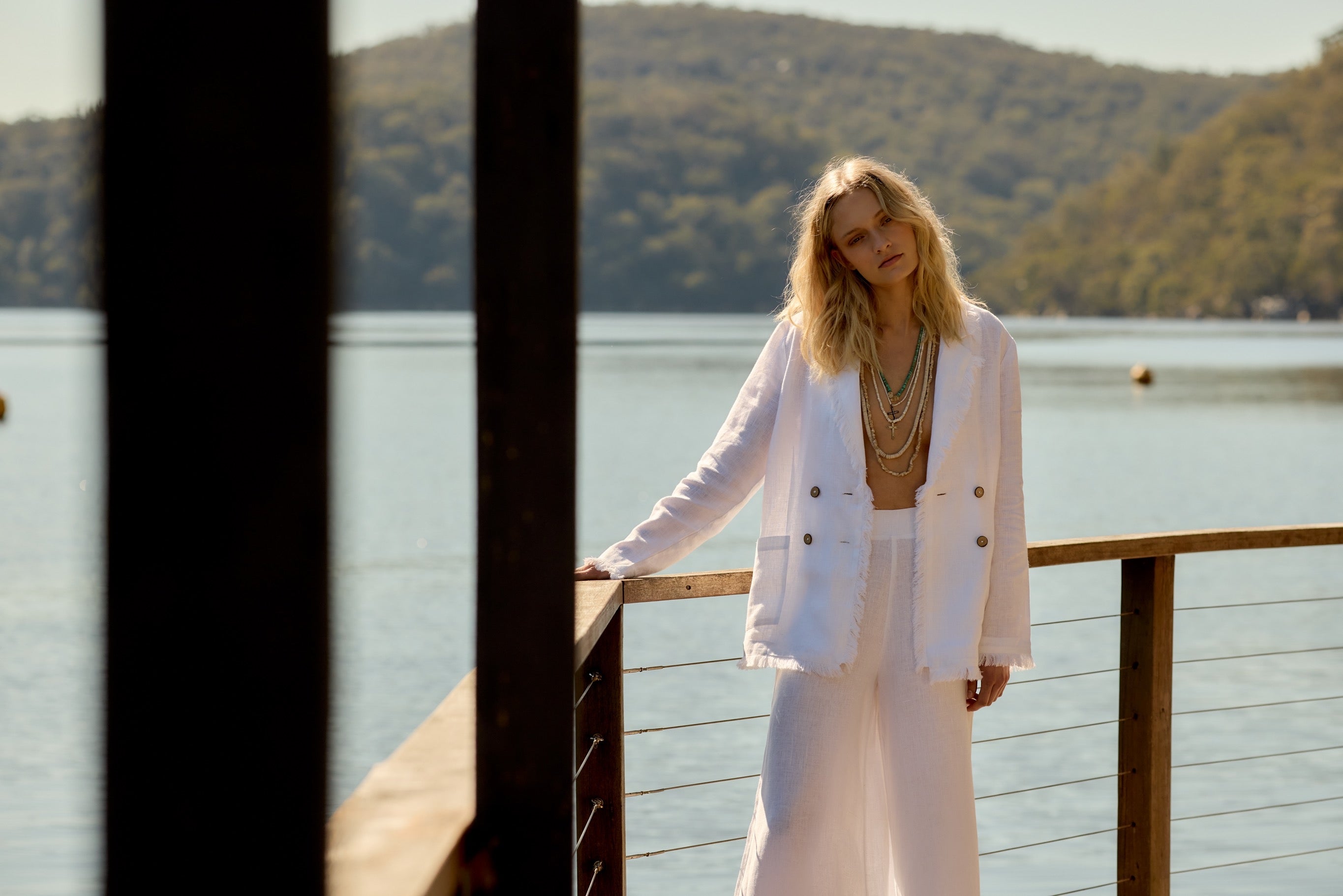 Fringe Jacket - White