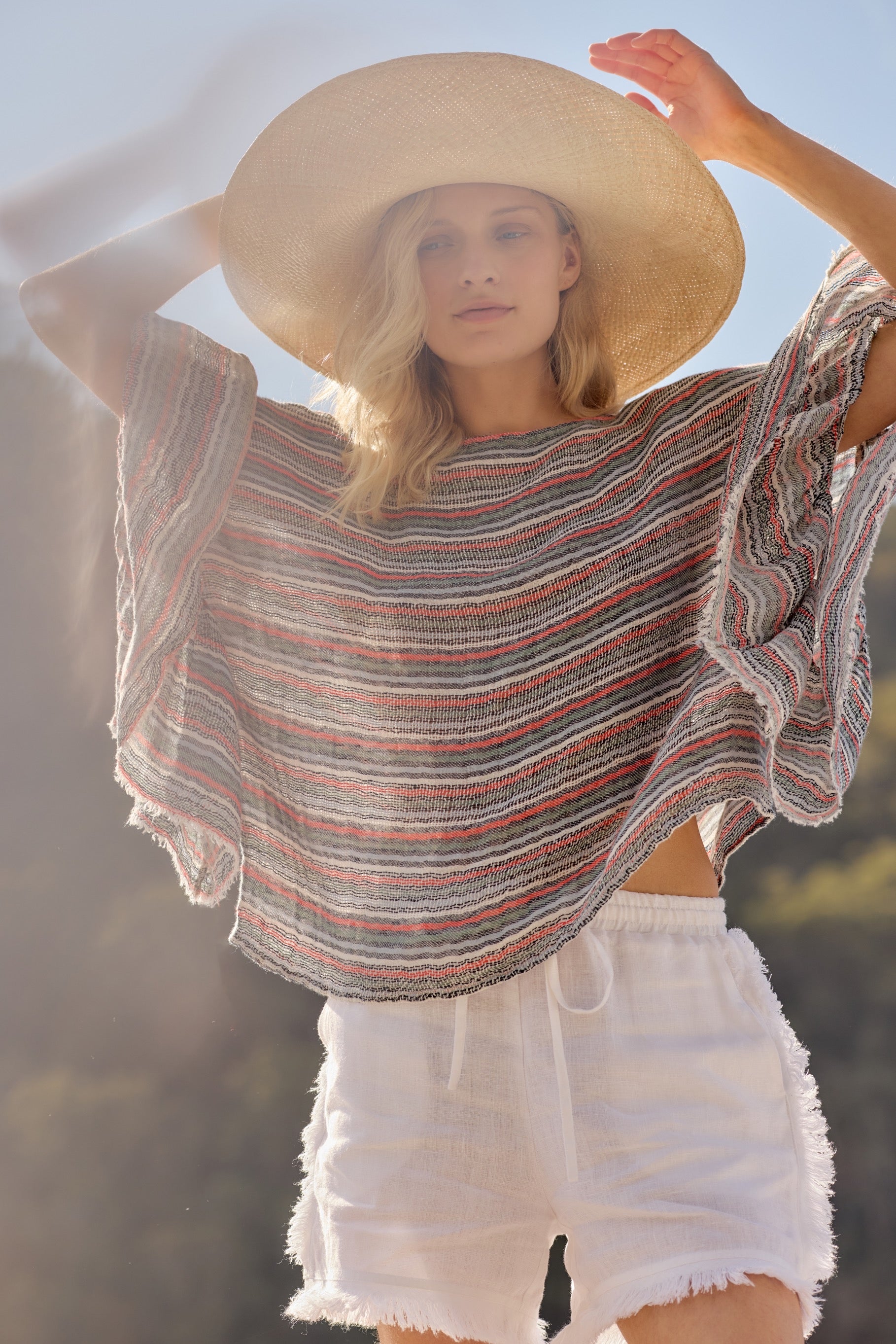 Fringe Short - White