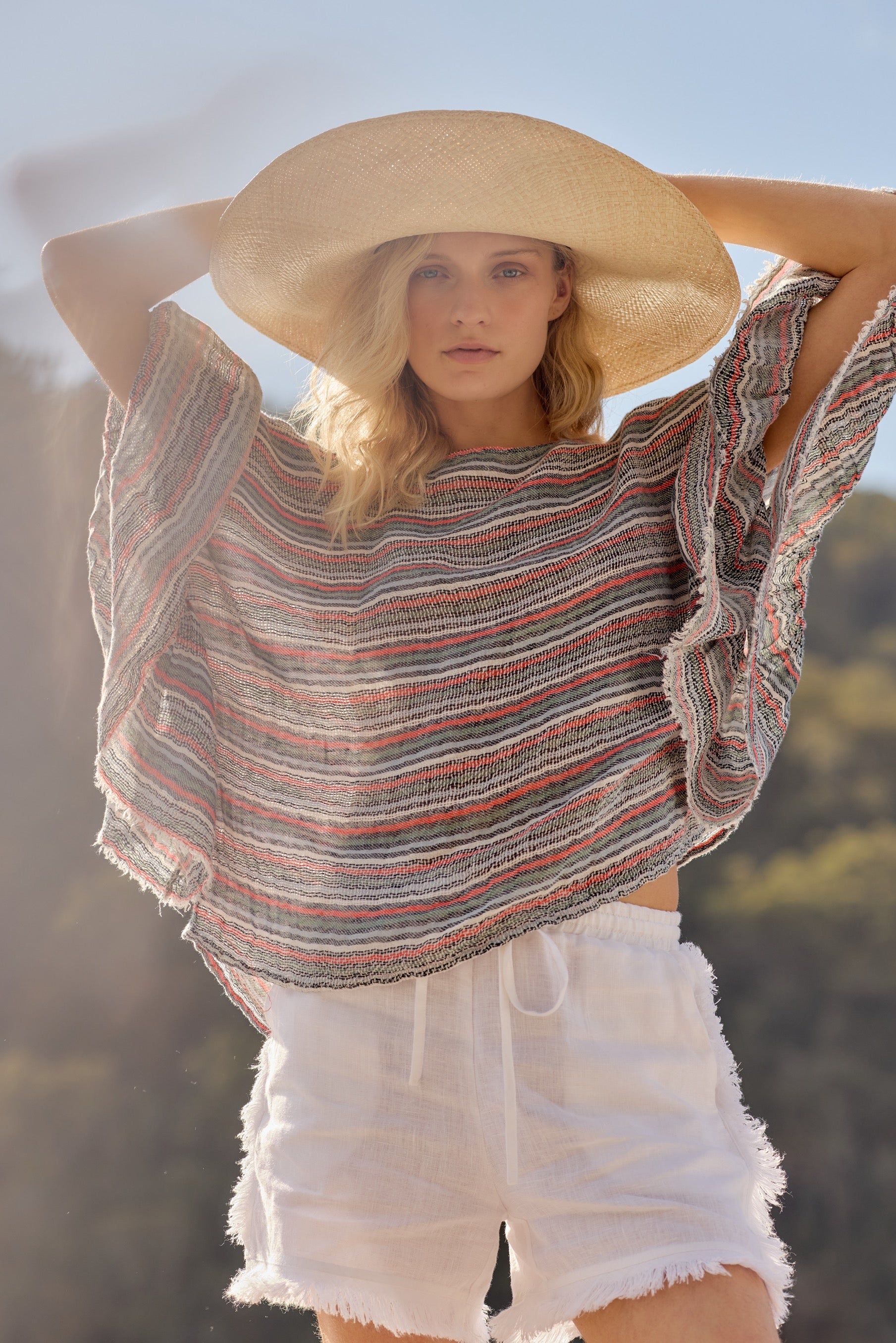 Fringe Short - White