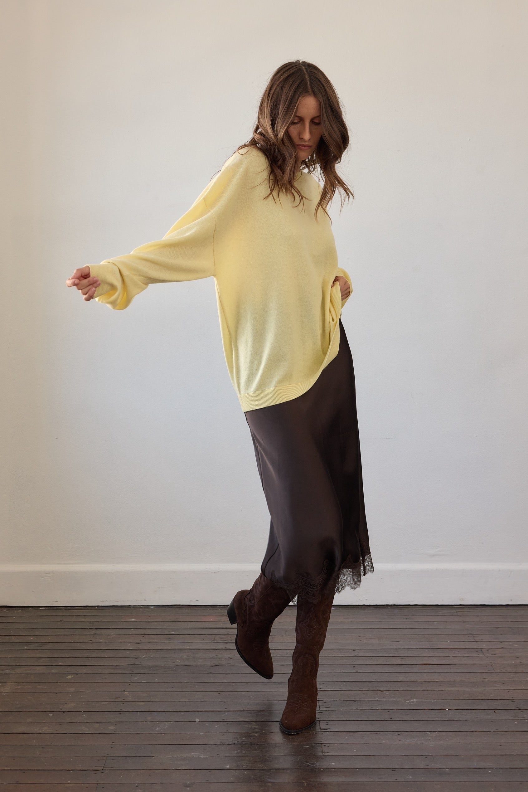 Tavi Cashmere Sweater - Butter