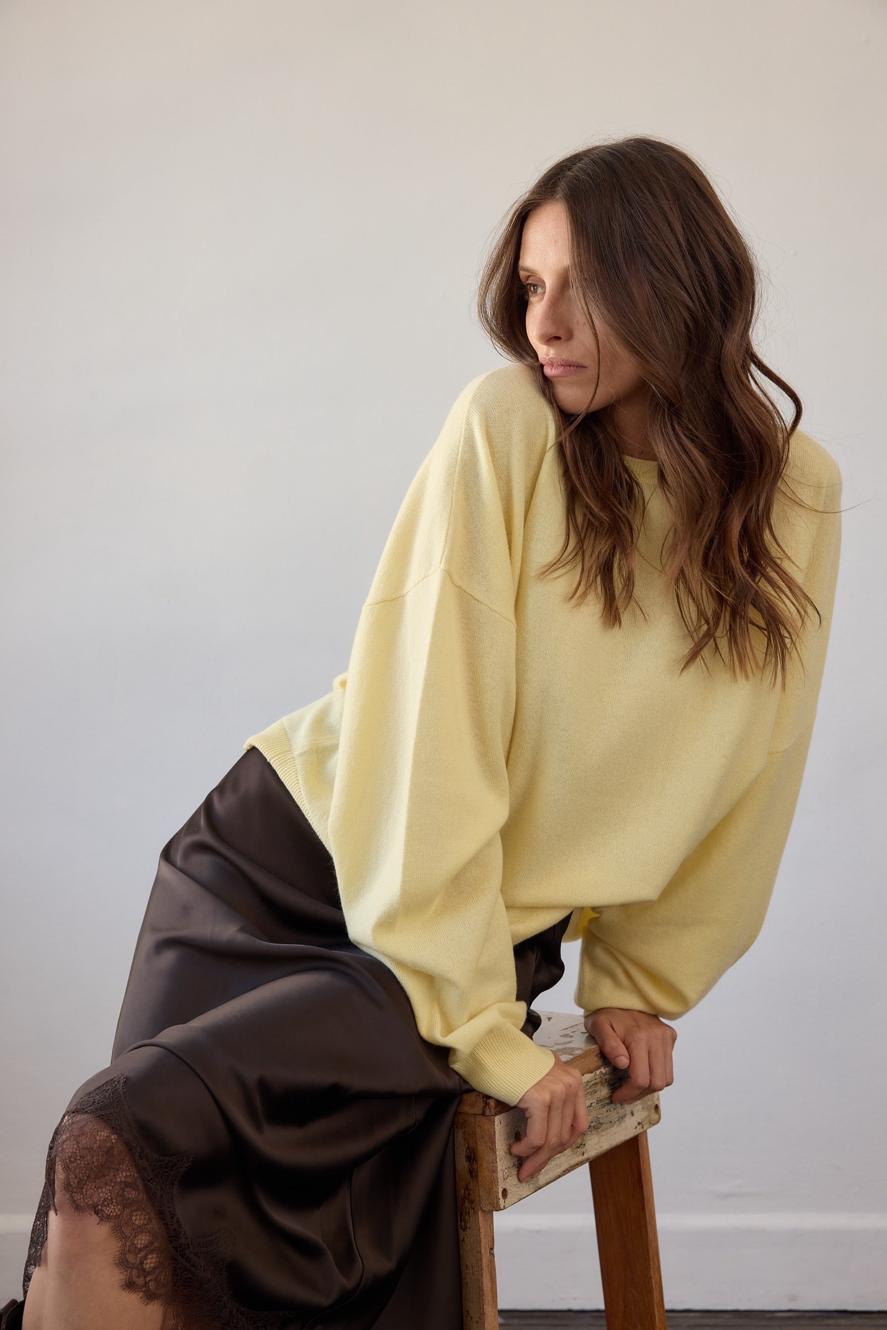 Tavi Cashmere Sweater - Butter