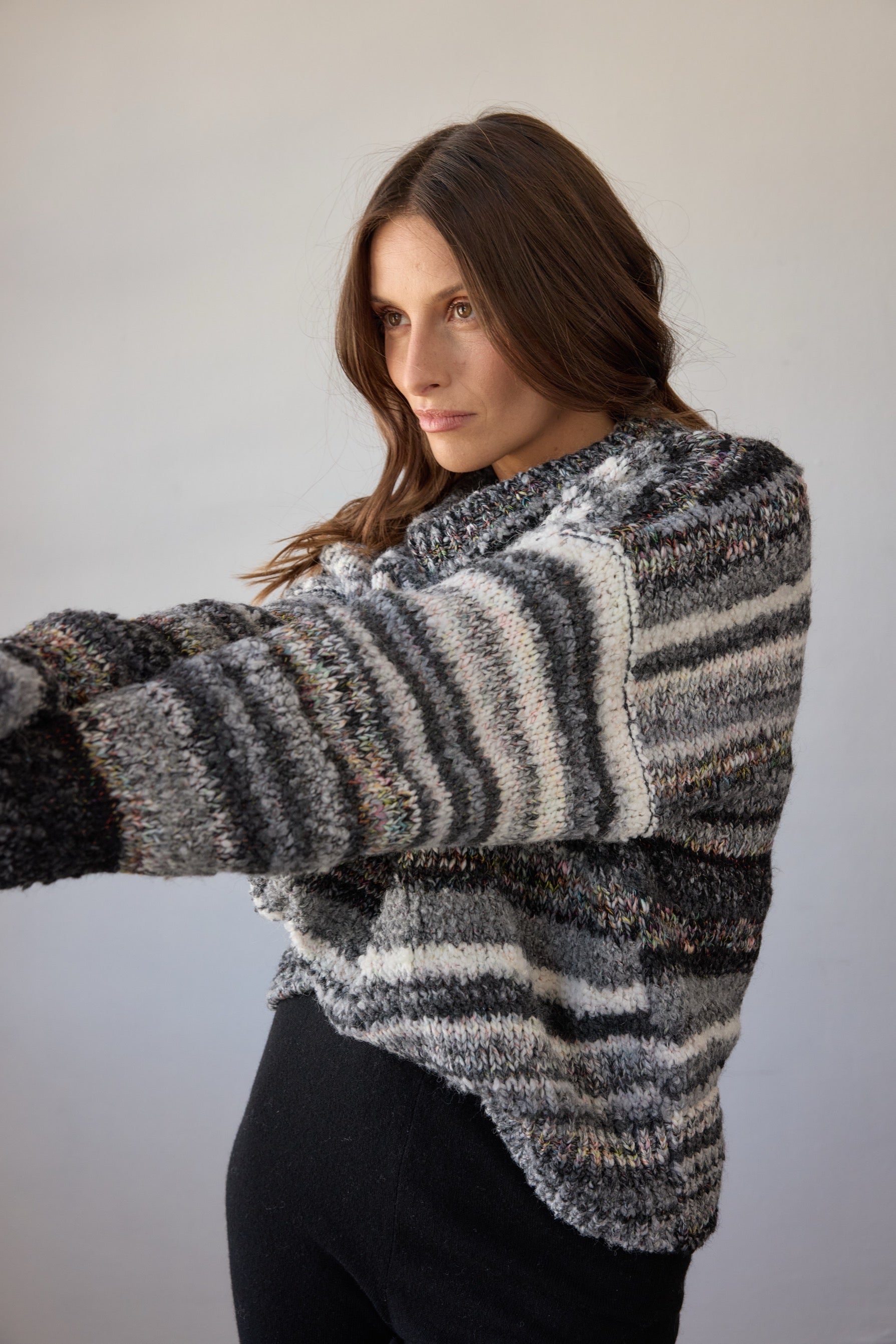 Zephyr Sweater - Black Multi