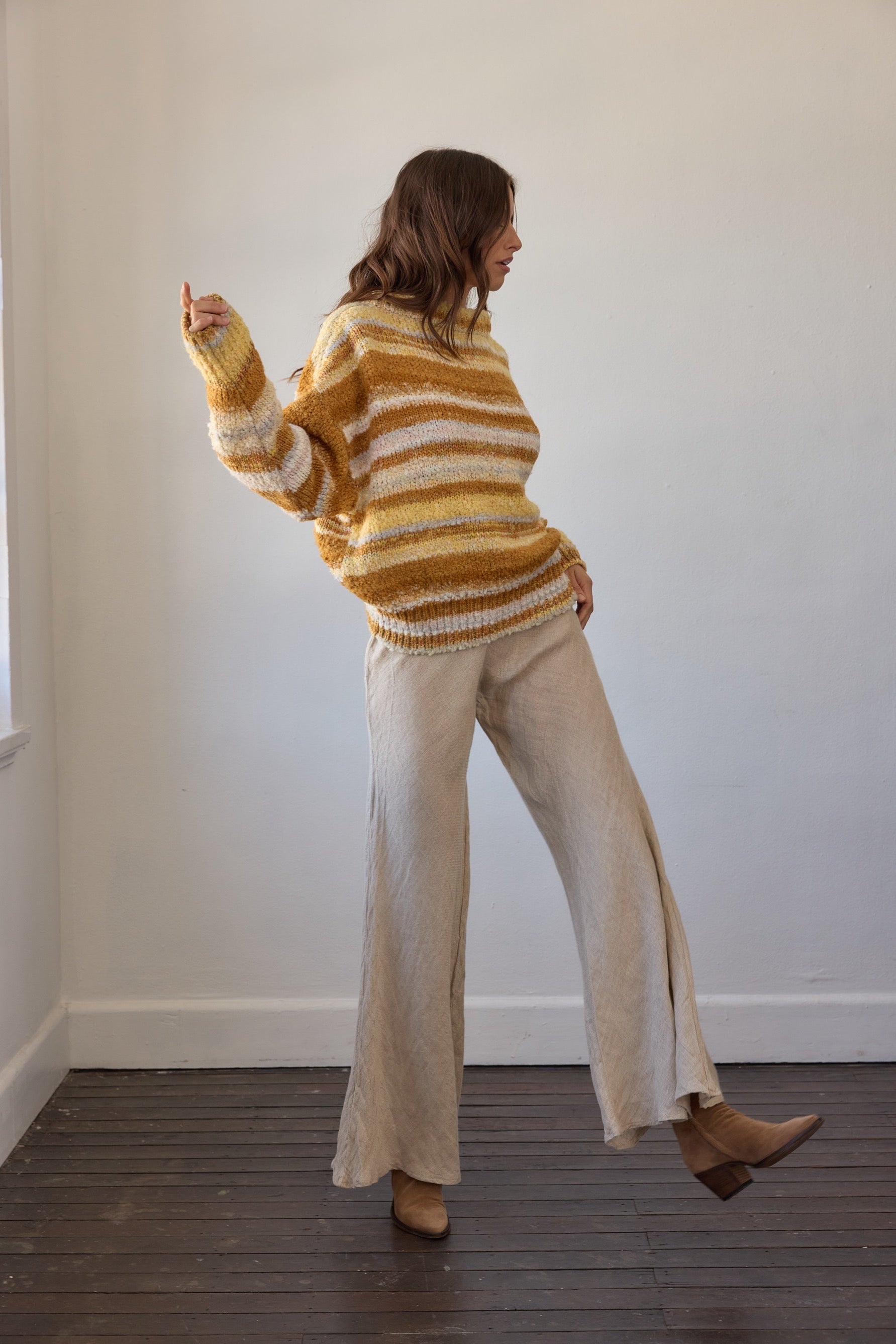 Zephyr Sweater - Marigold Multi