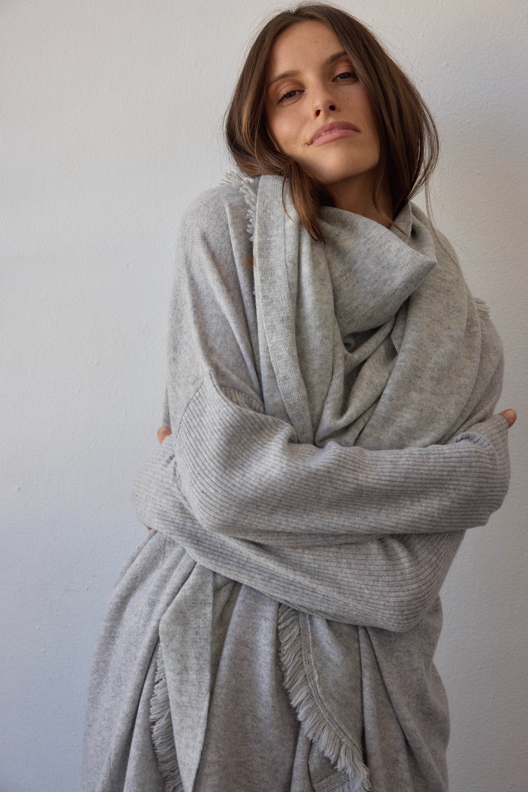 Zoe Cashmere Jumper - Grey