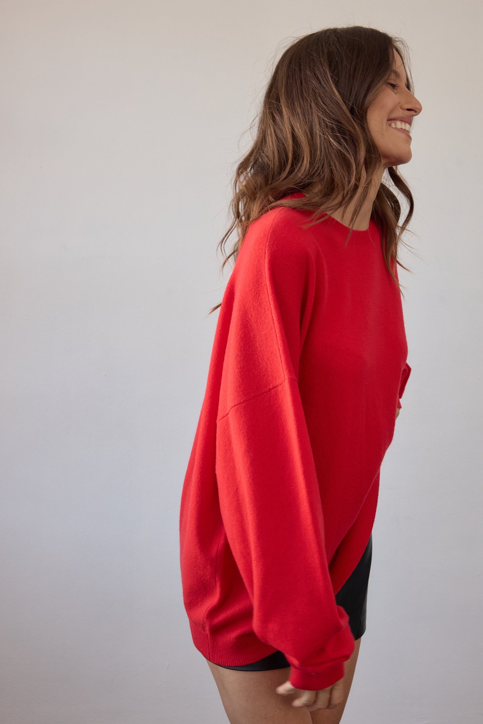 Tavi Cashmere Sweater - Red