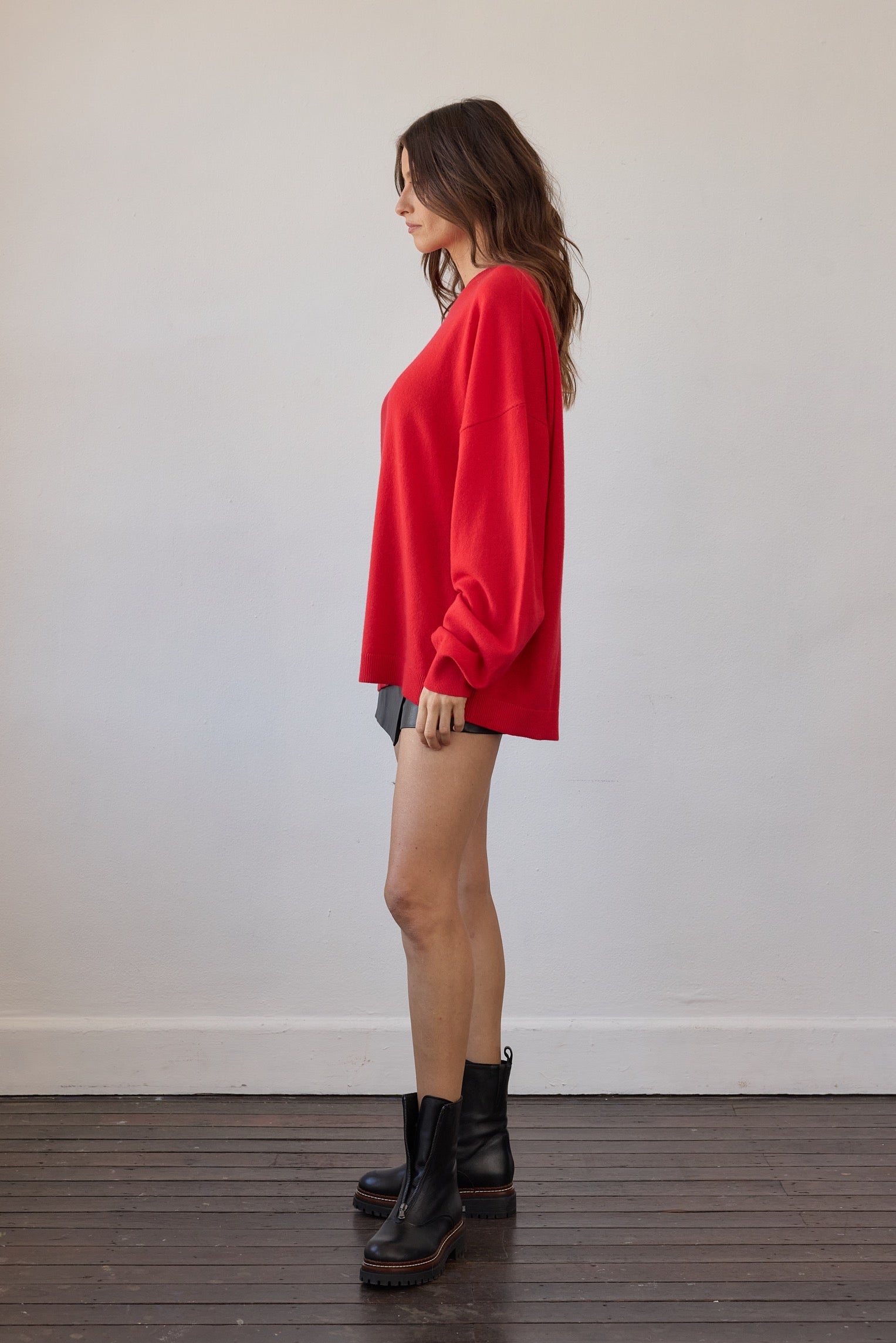 Tavi Cashmere Sweater - Red