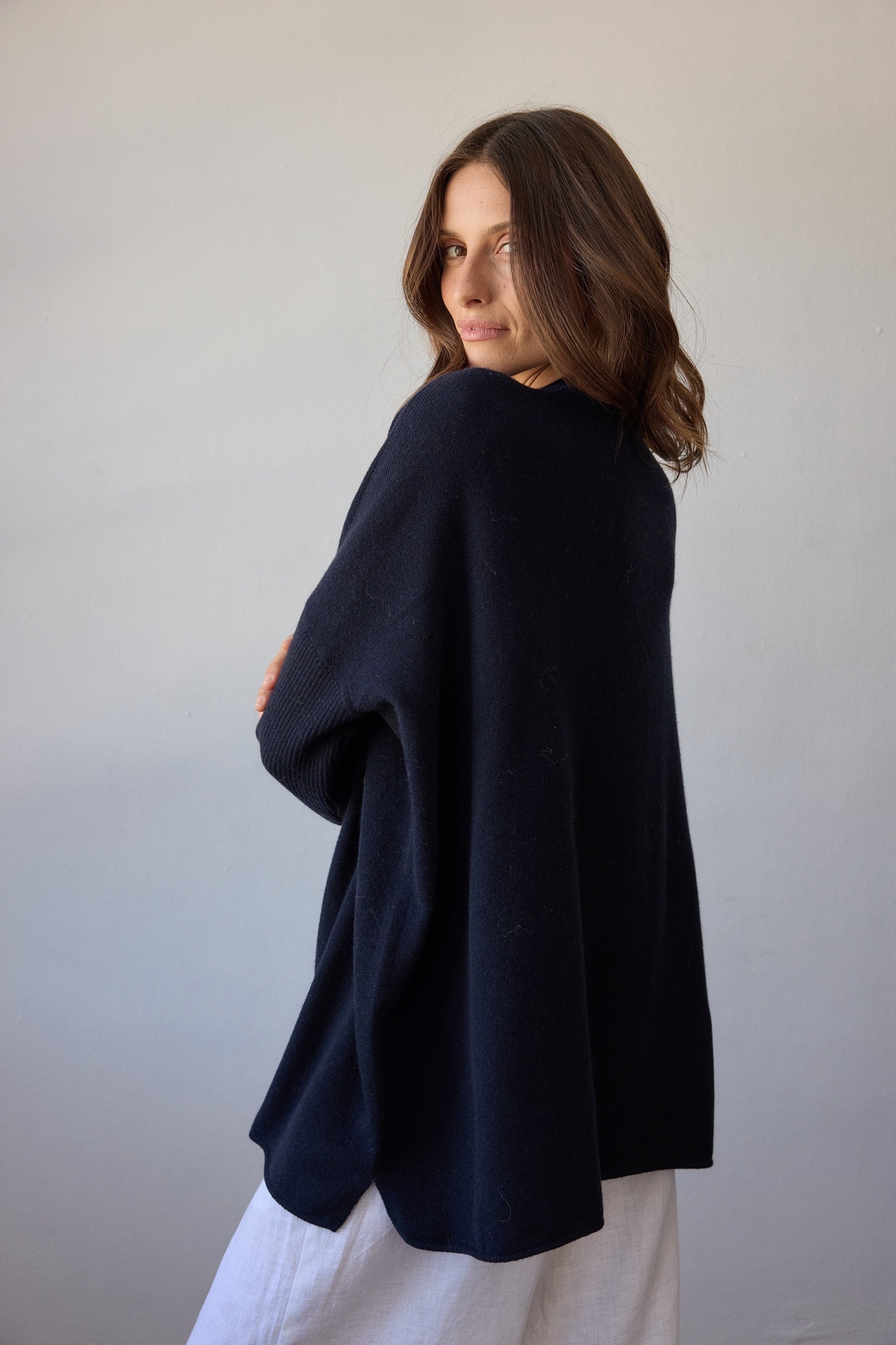 Zoe Cashmere Jumper - Navy