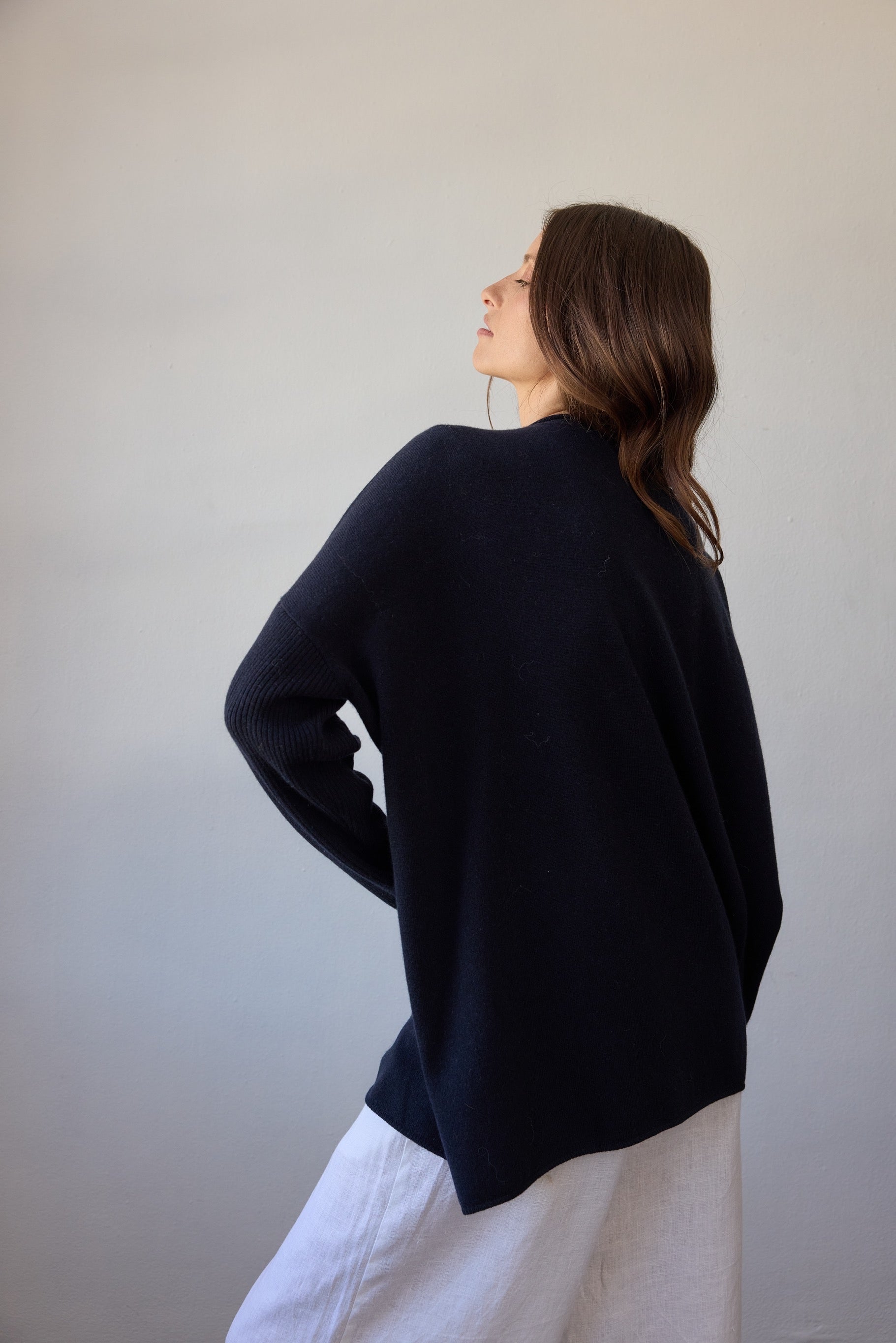 Zoe Cashmere Jumper - Navy