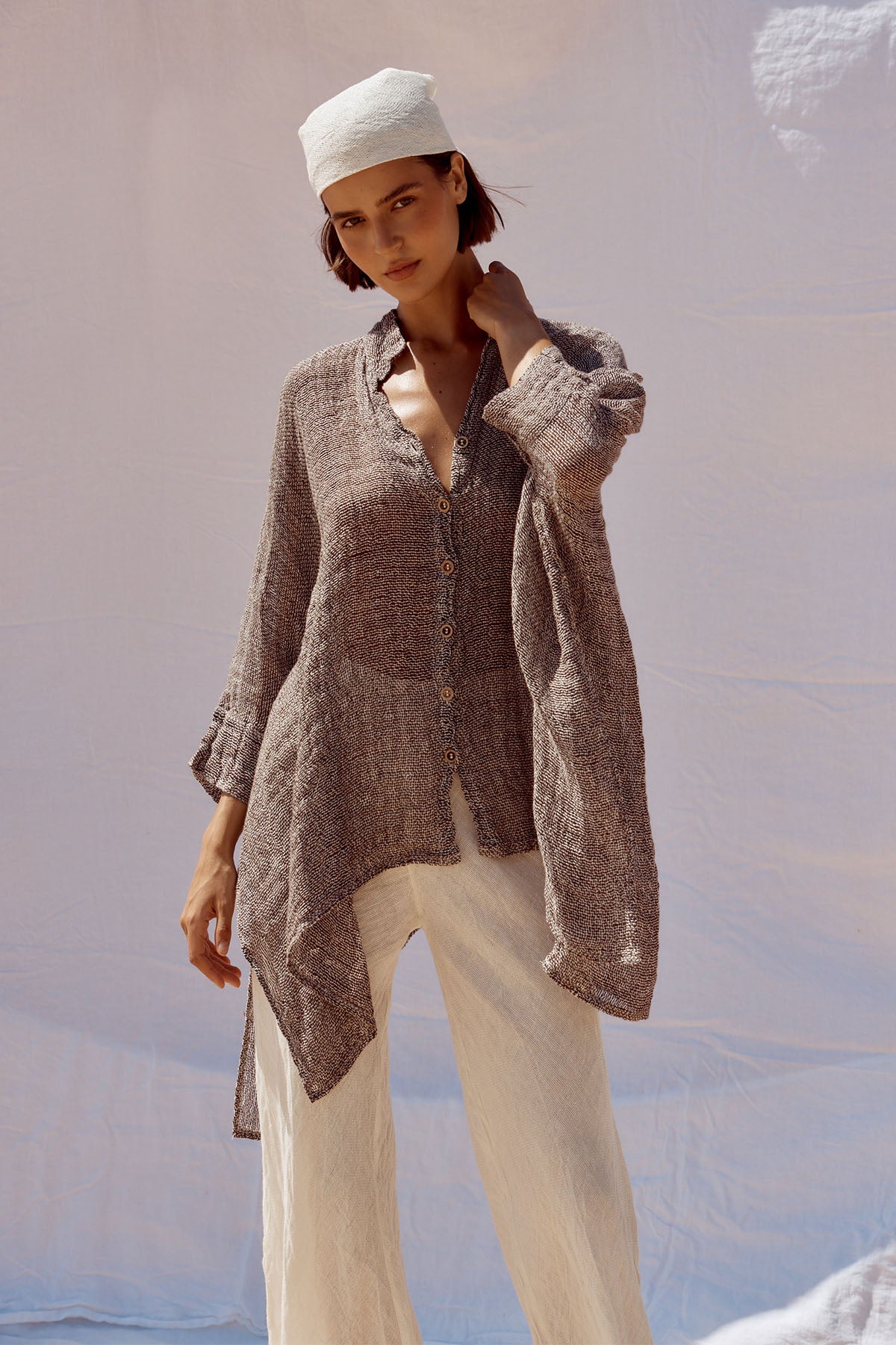 Boa Shirt - Rete Chocolate