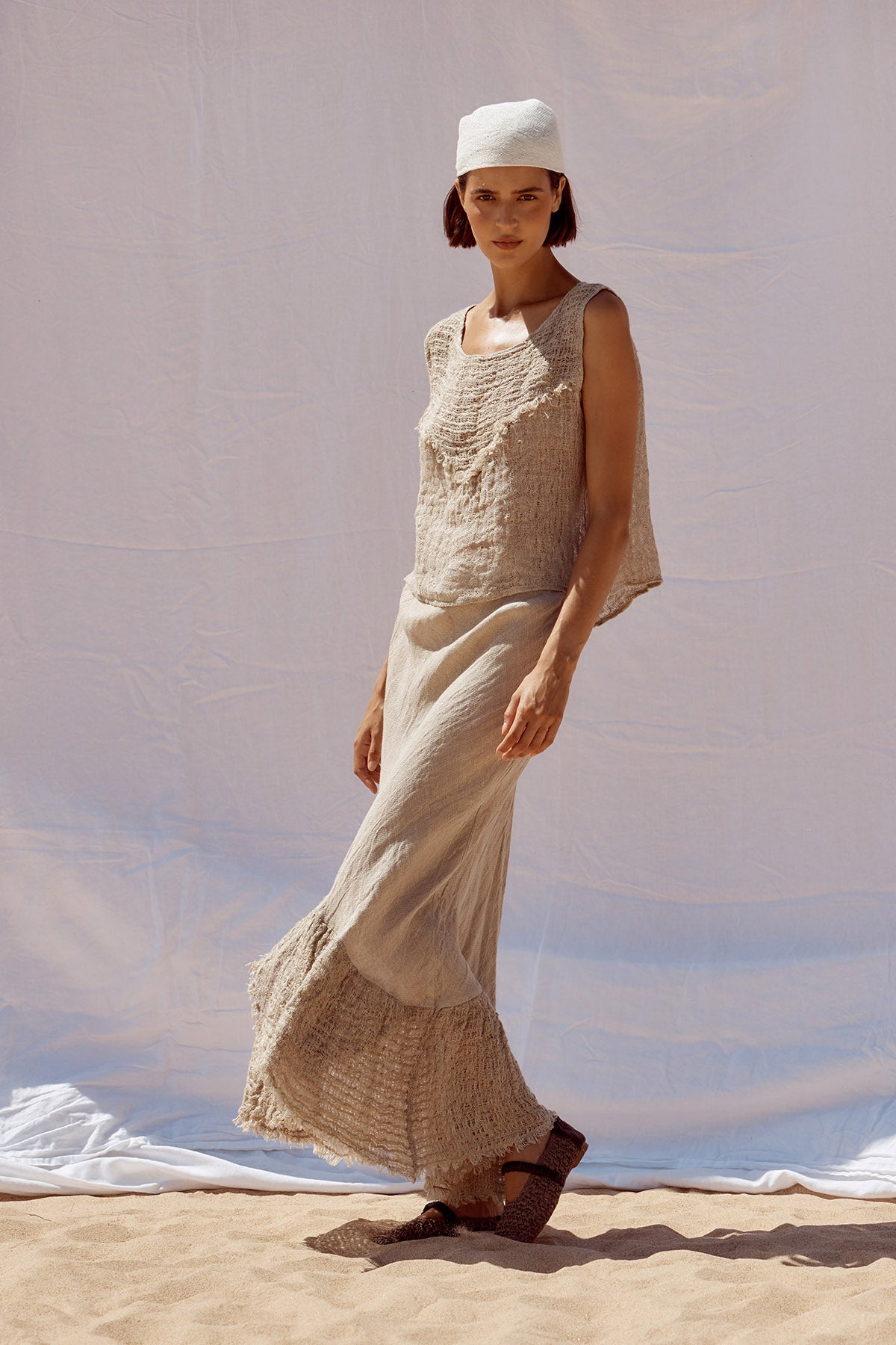 Cora Top II - Stracciatella Natural/Cestino Natural