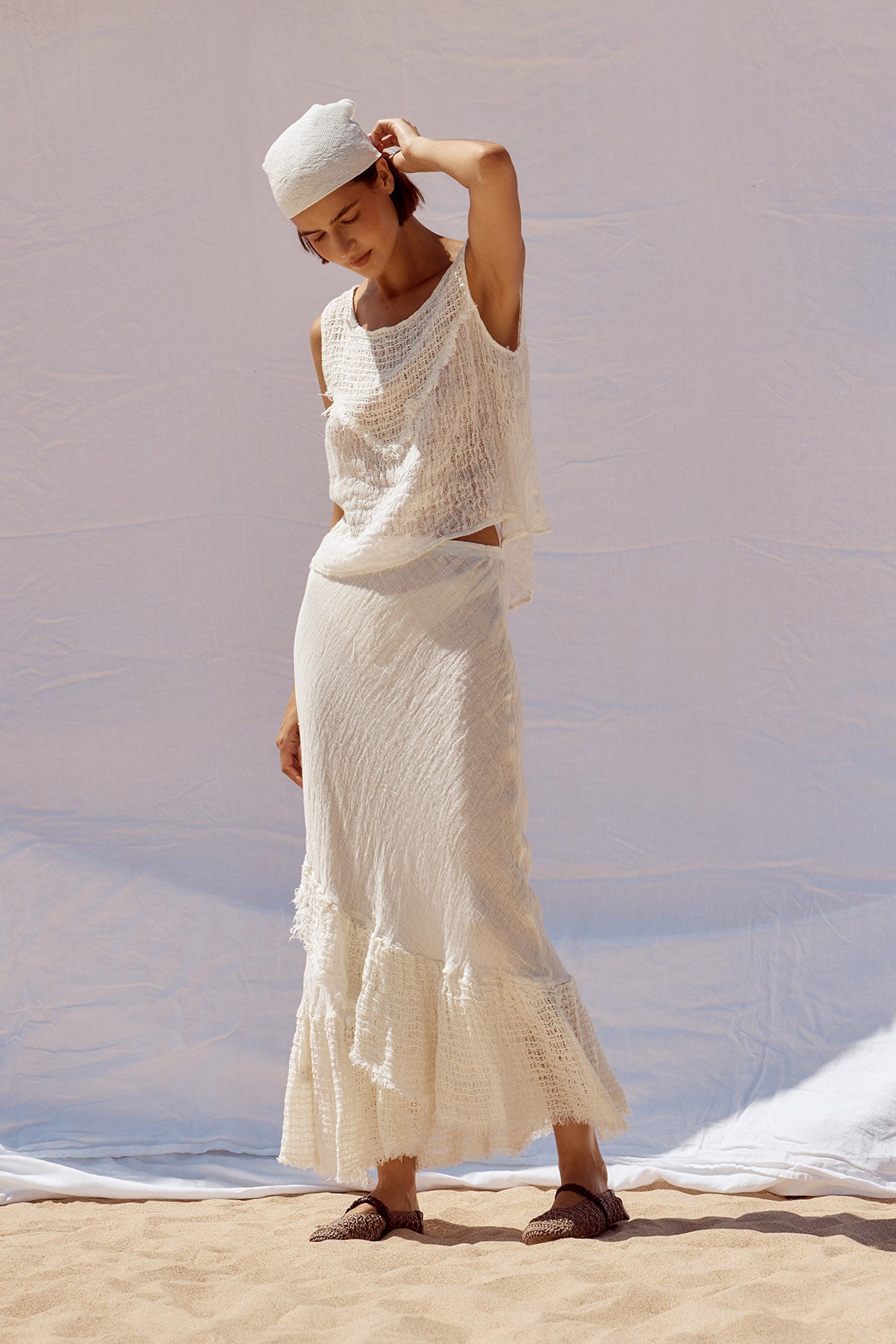 Flunsa Skirt - Brasile Panna