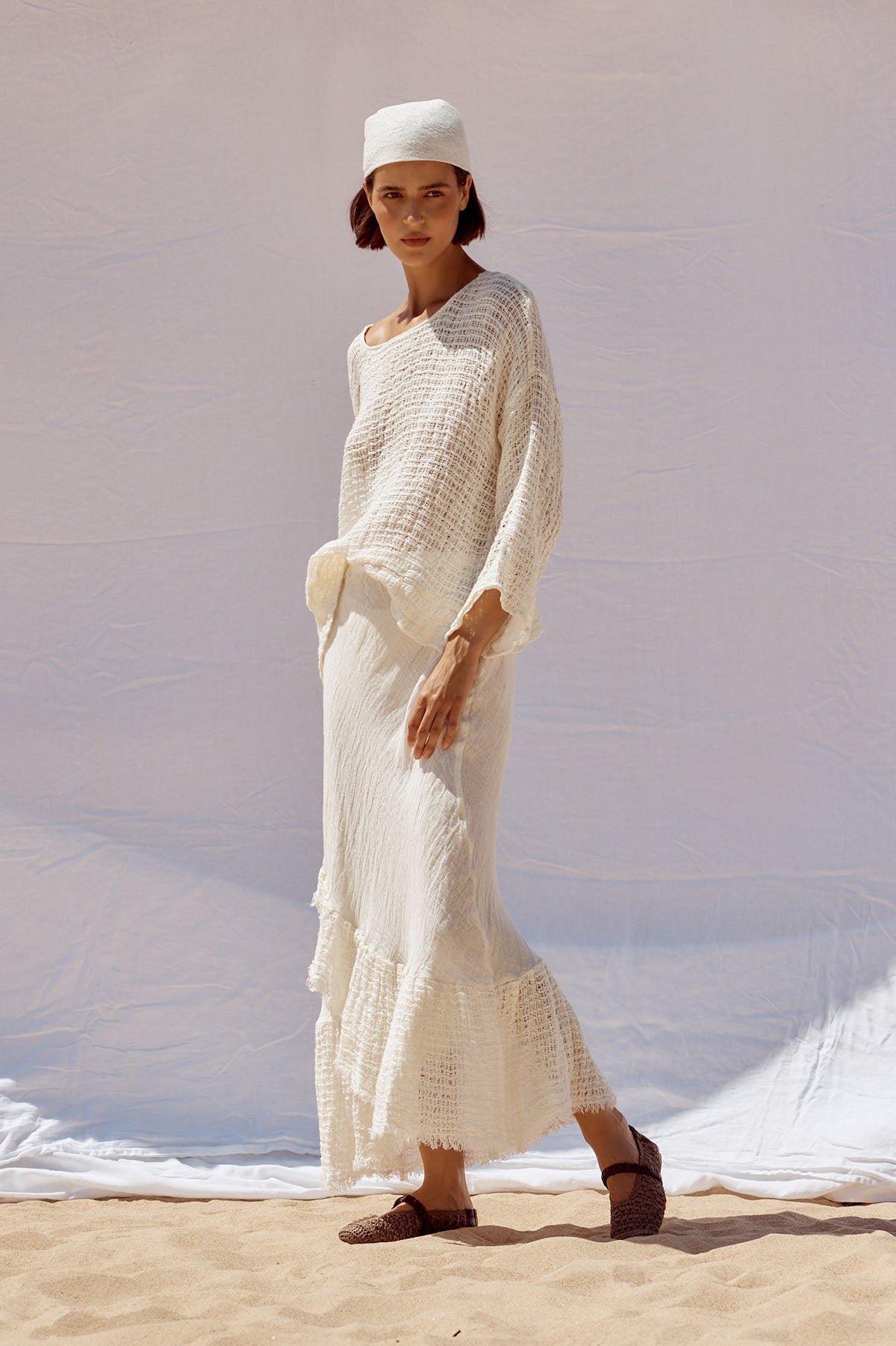 Flunsa Skirt - Brasile Panna