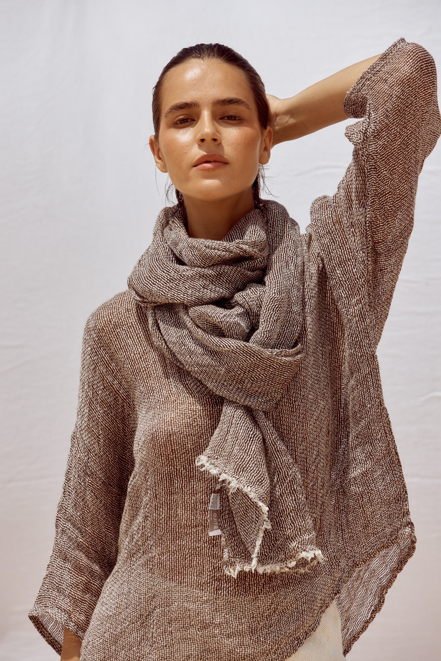 Grand Scarf - Rete Chocolate