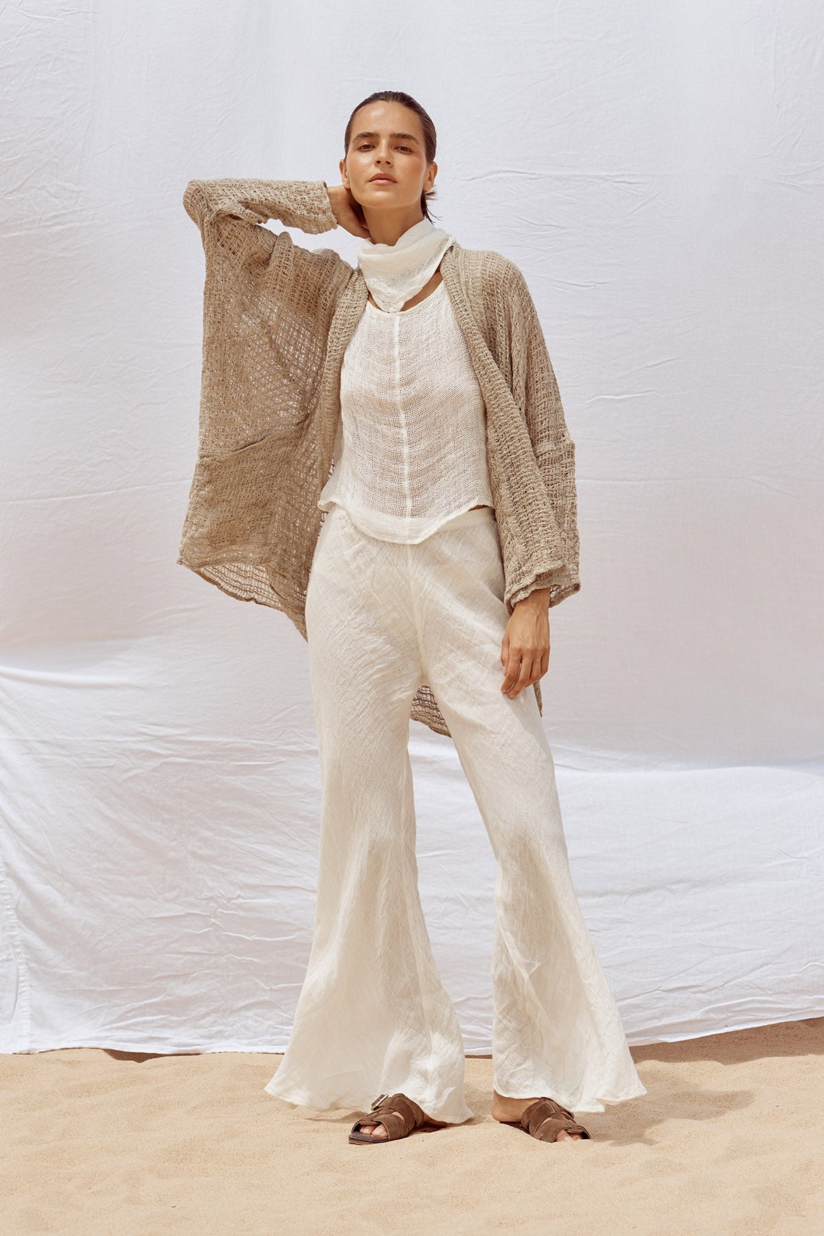 Midi Odissea Coat - Cestino Natural