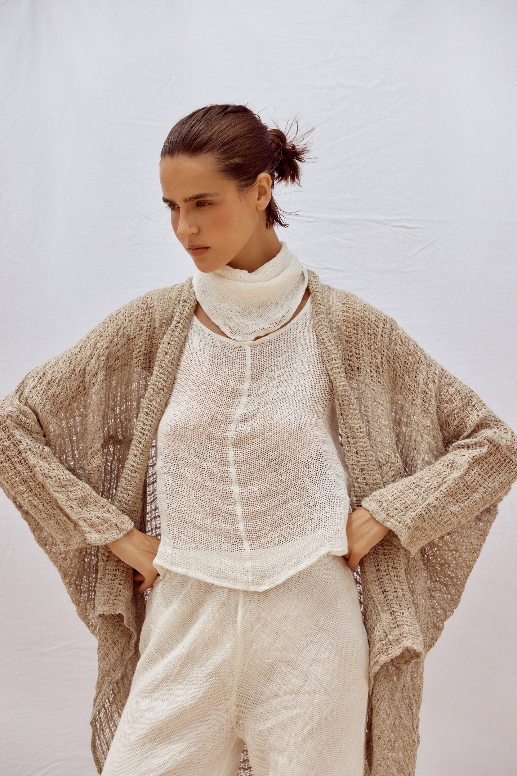 Midi Odissea Coat - Cestino Natural