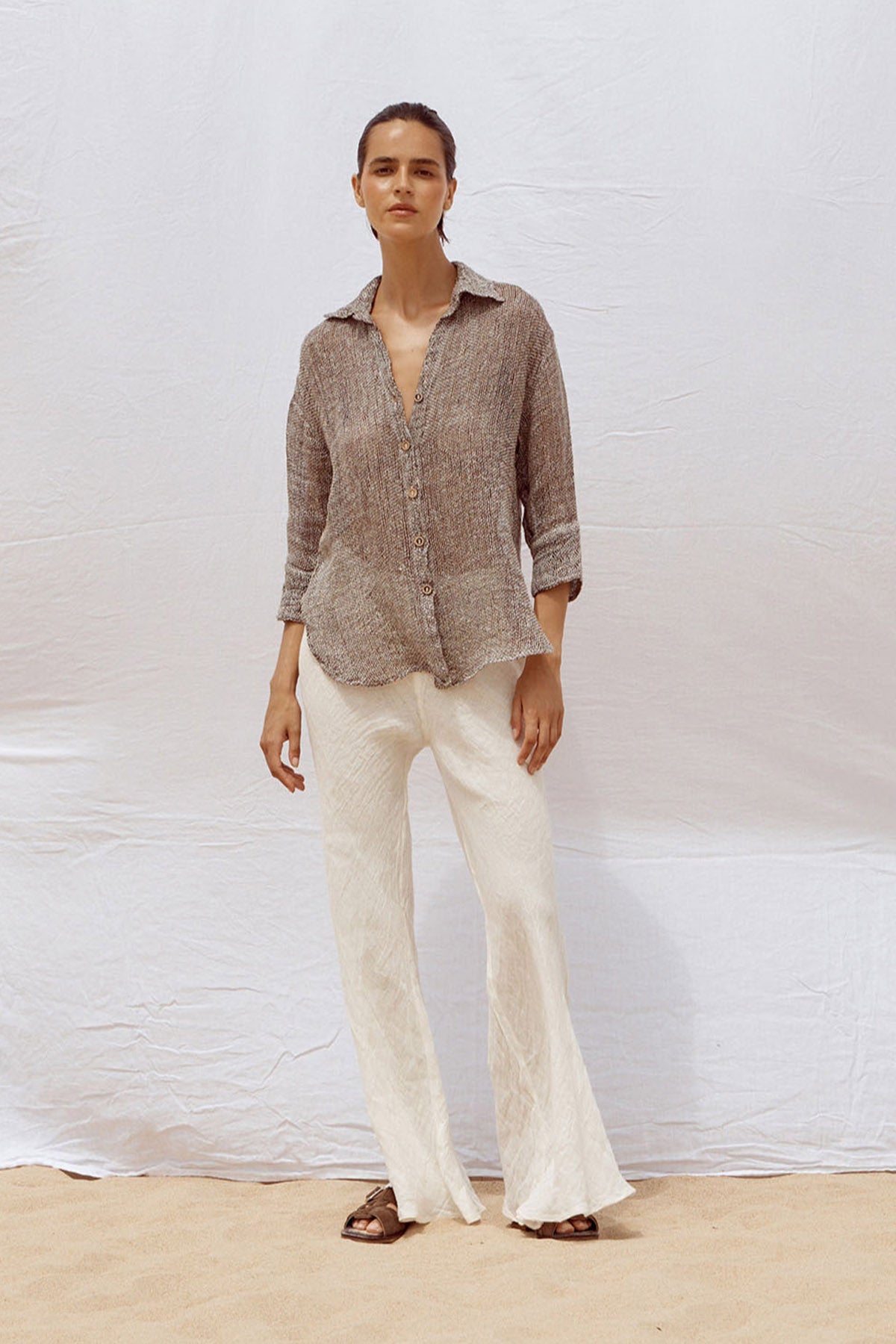 Arch Shirt - Rete Chocolate