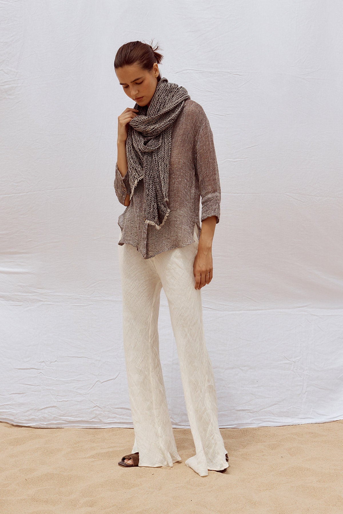 Grand Scarf - Tela Corteccia