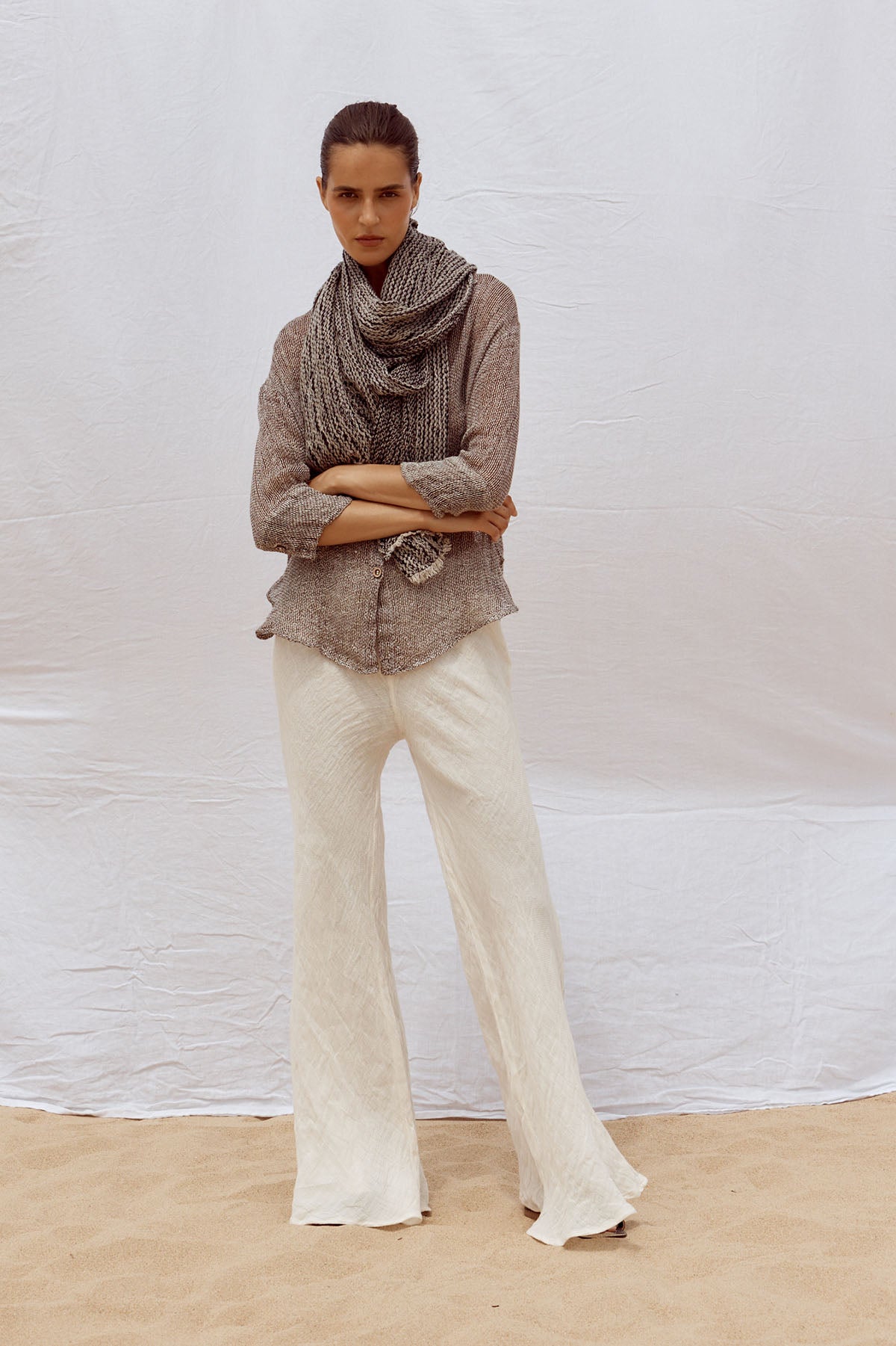 Grand Scarf - Tela Corteccia