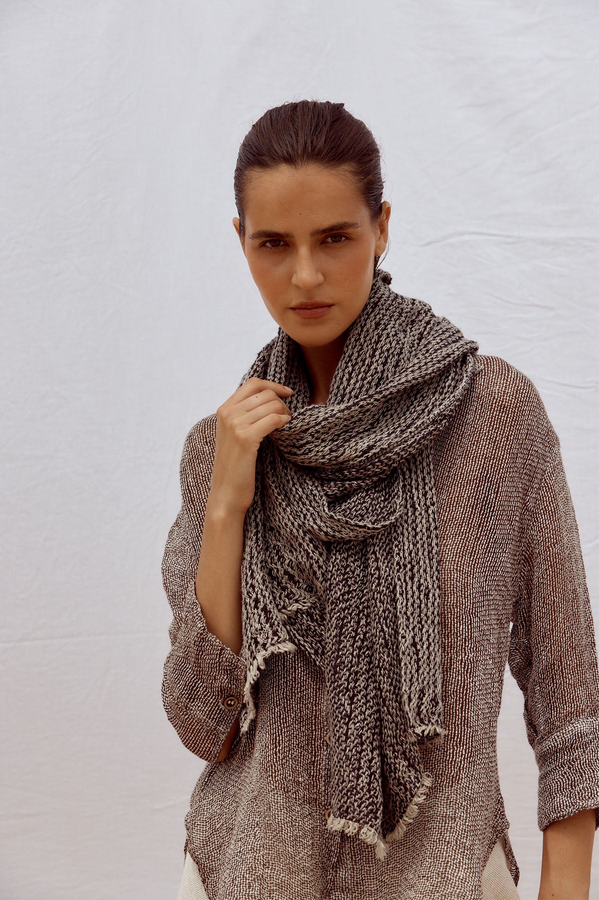 Grand Scarf - Tela Corteccia