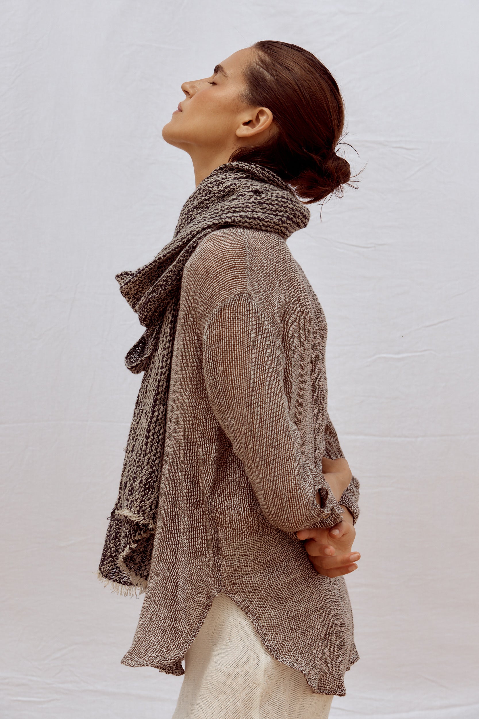 Grand Scarf - Tela Corteccia