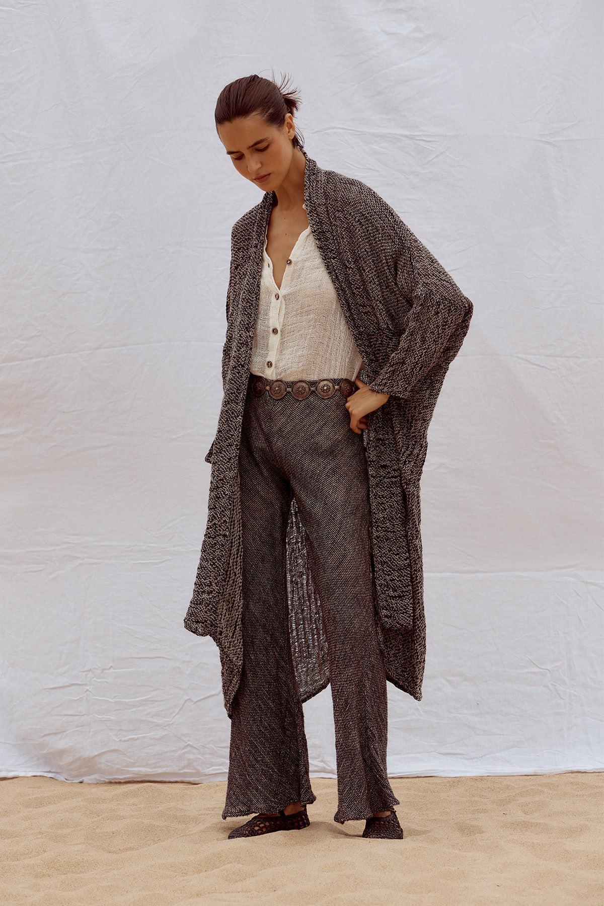 Odissea Coat - Tela Corteccia - LAST ONE