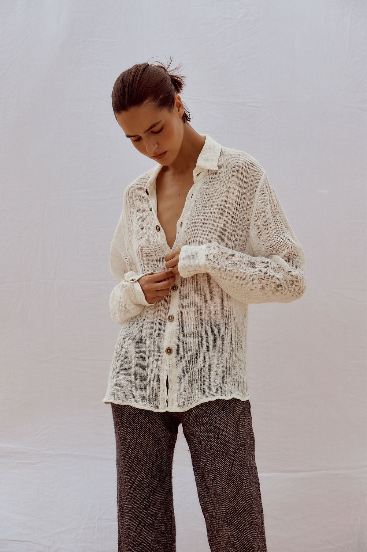 Classico Shirt - Rete Panna