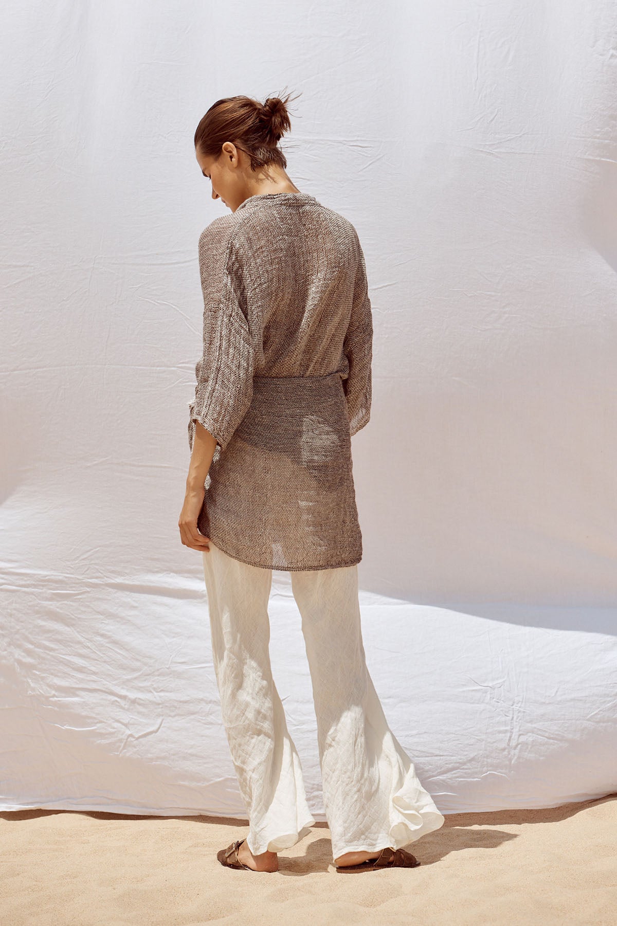 Grand Scarf - Rete Chocolate