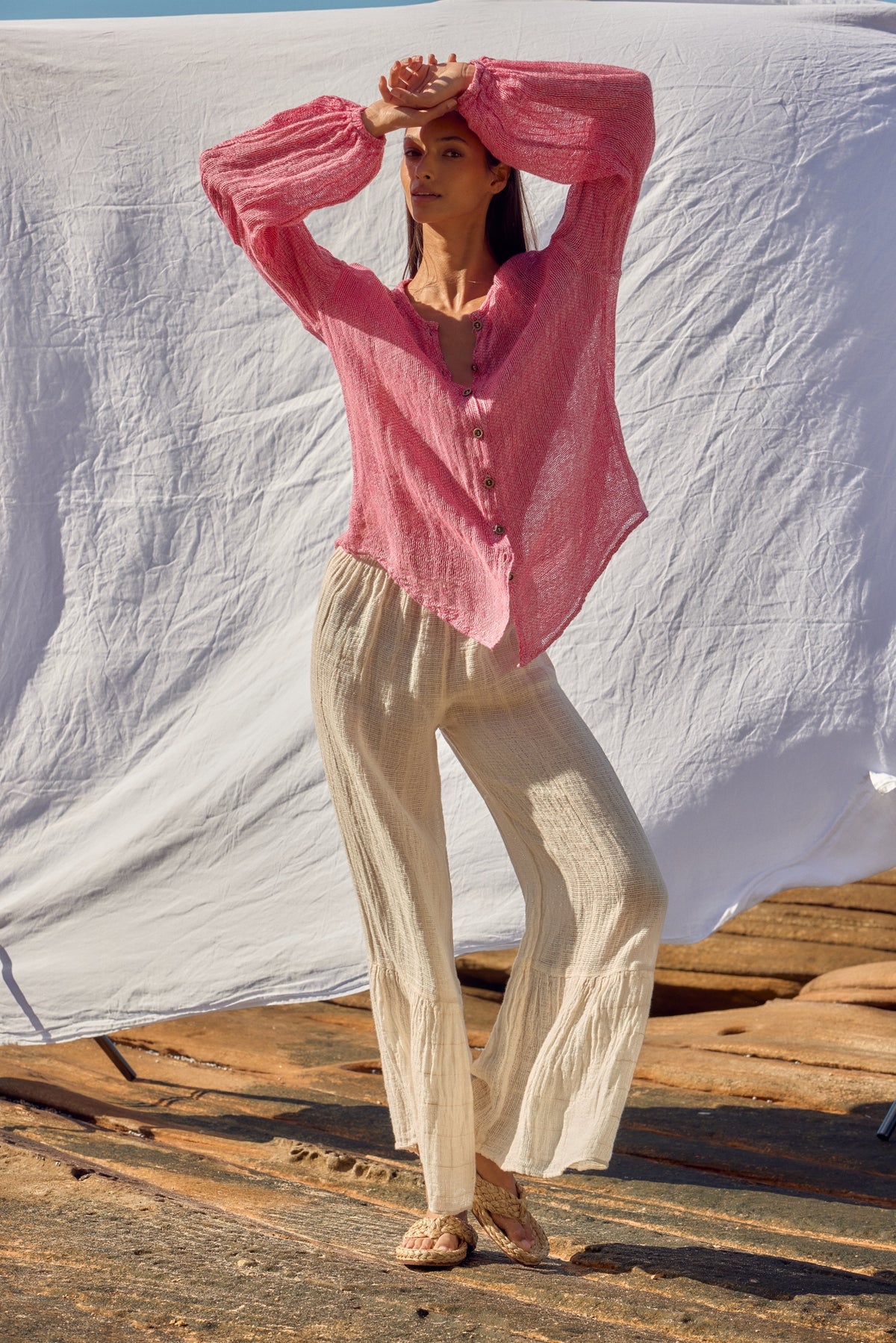 Vento Top - Fuchsia