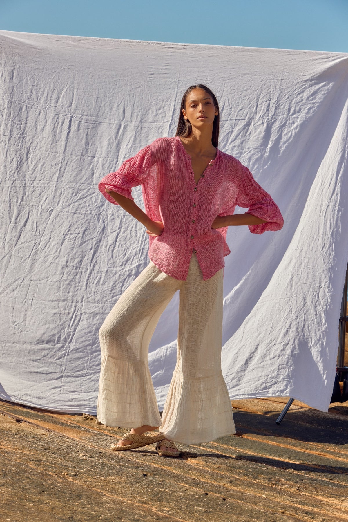 Vento Top - Fuchsia
