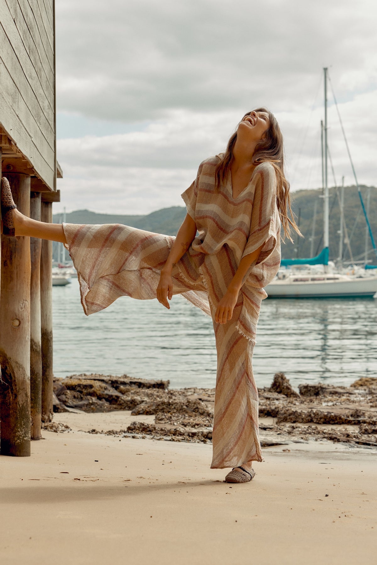 Novo Flare Pant - Bacco Stripe