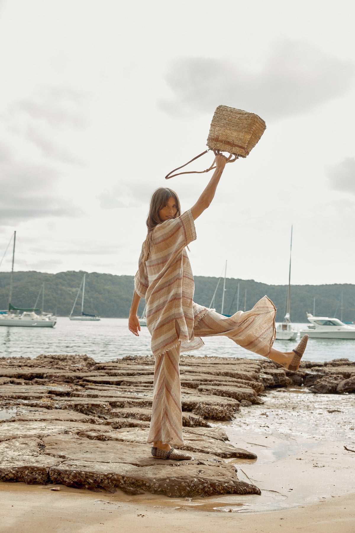 Novo Flare Pant - Bacco Stripe