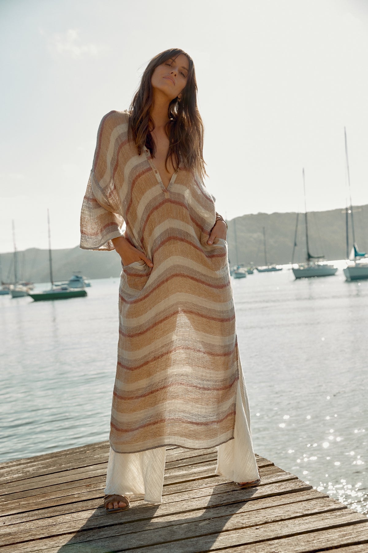 Zali Dress - Bacco Stripe