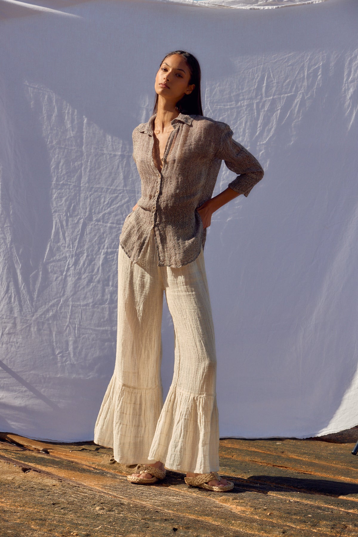 Arch Shirt - Rete Chocolate
