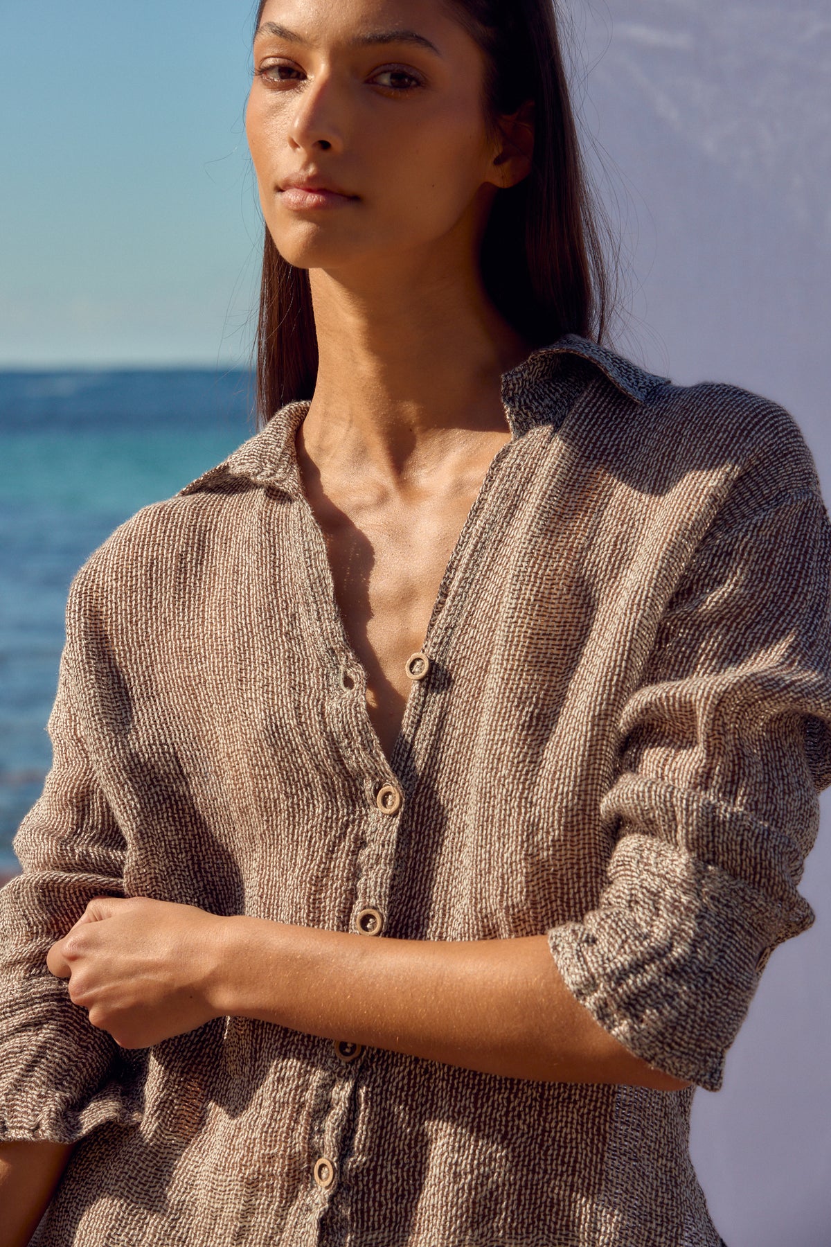 Arch Shirt - Rete Chocolate