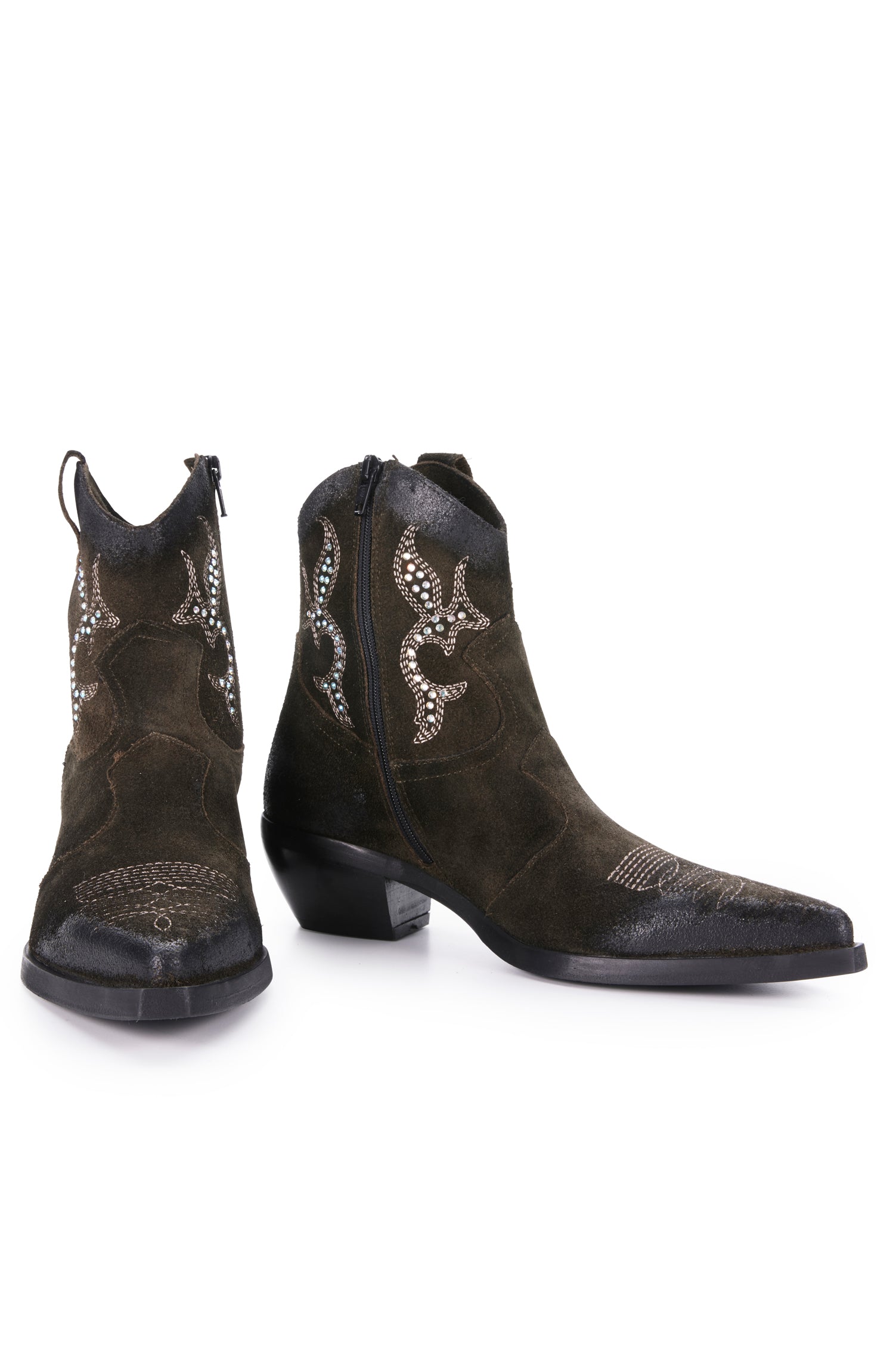 Motif Heritage Suede Boot - Olive - LAST PAIR - Size 39