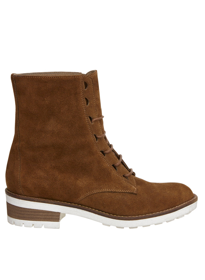Suede Frida Boot - Tan