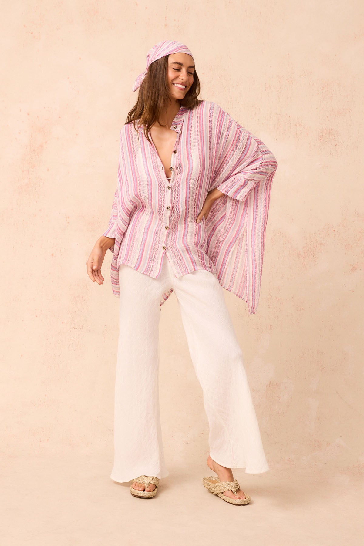 Boa Shirt - Pampa Stripe - LAST ONE