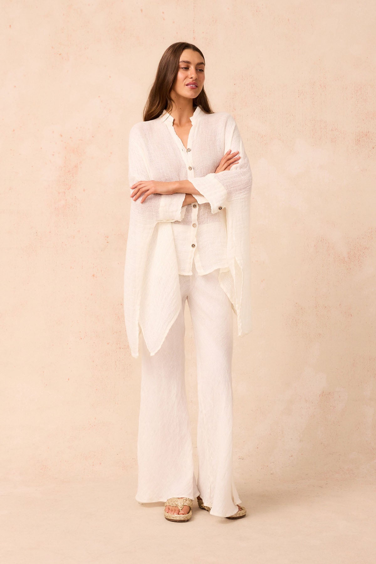 Boa Shirt - Rete Panna