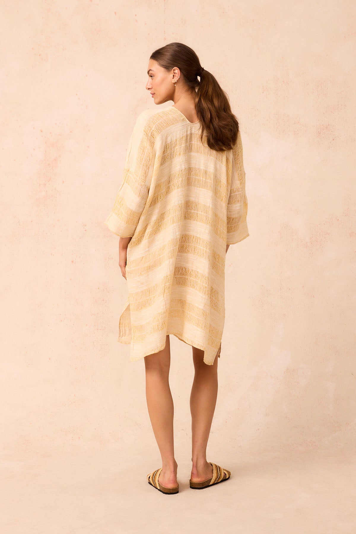 Claro Midi Dress - Tele Atena Yellow