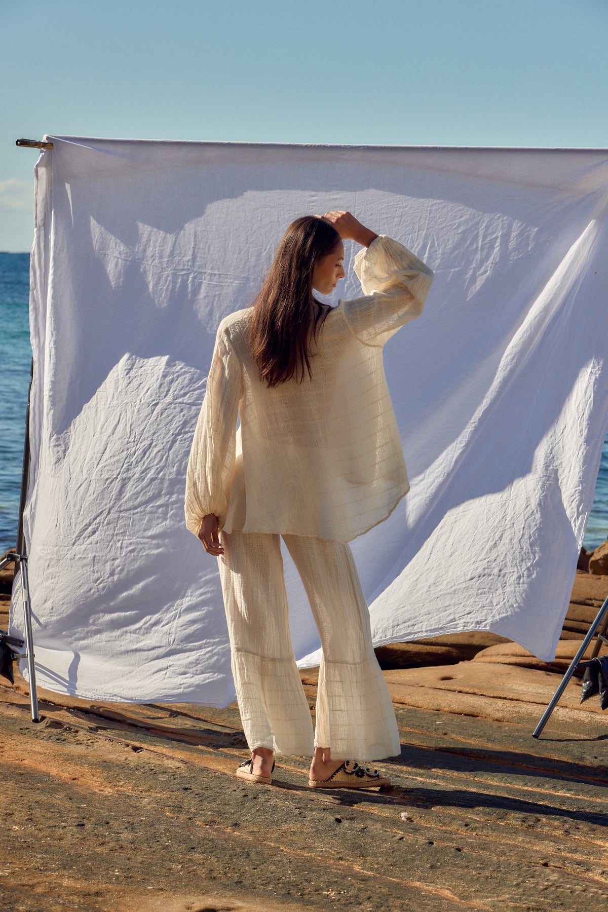 Cleopatra Shirt - Fiamma Panna